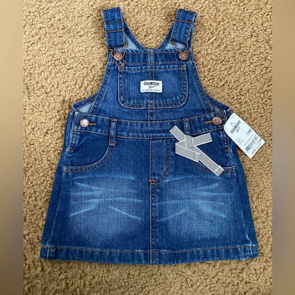 Oshkosh toddler skirt overall